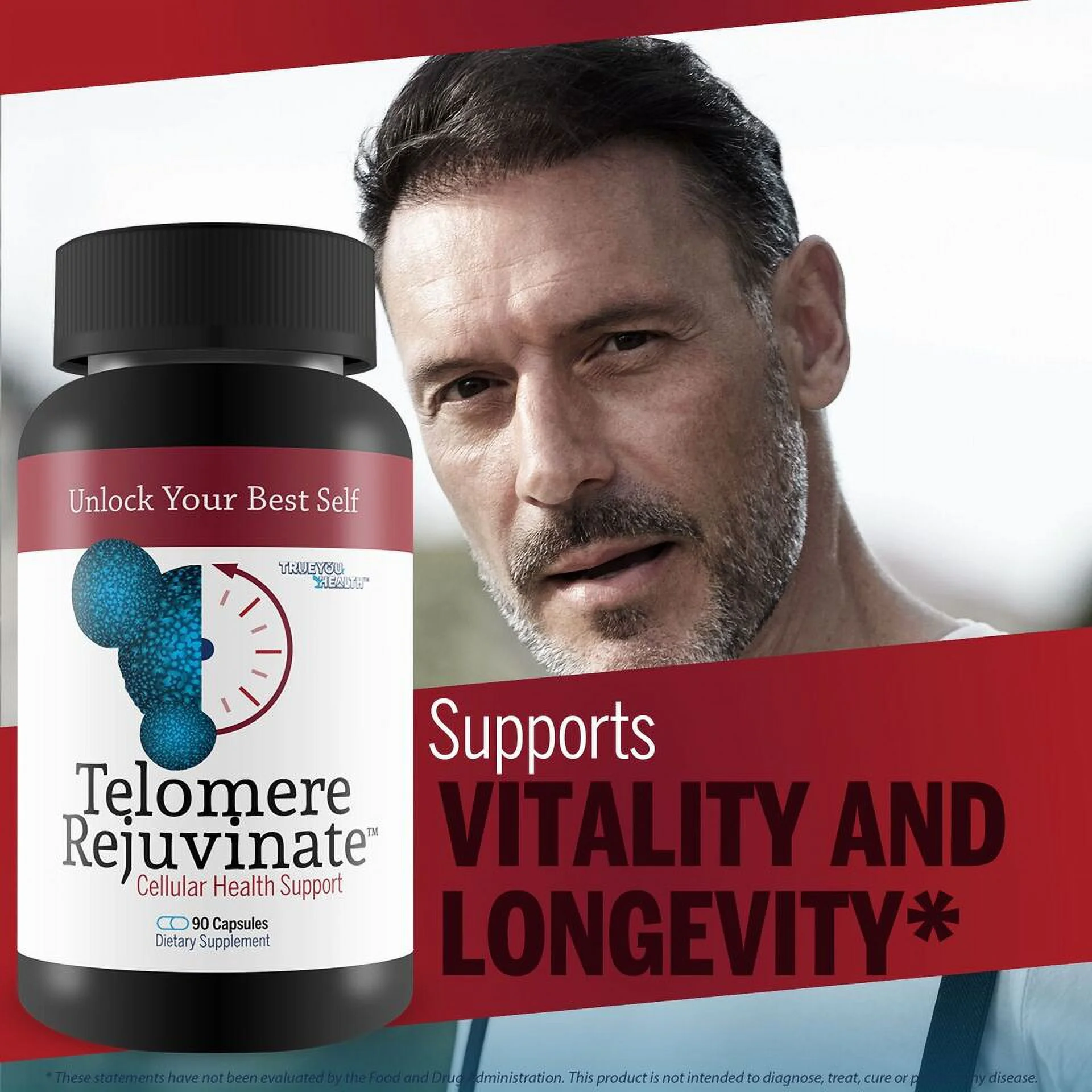 Telomere Rejuvinate - Our Best Telomere Support Supplement 90 Capsule