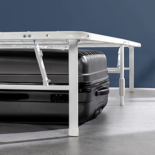 ZINUS Rumi 14in Full Metal Bed Frame, Quick Assembly SmartBase® Mattress Foundation, Heavy Duty Sturdy Steel with No Box Spring Needed, Eco-Friendly Packaging, Black