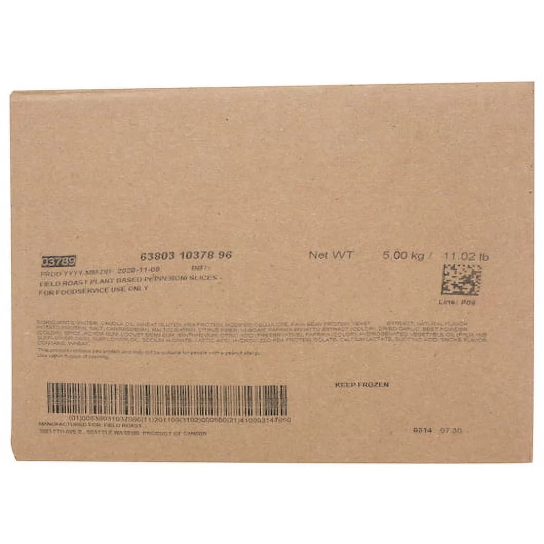 Field Roast Plant Based Pepperoni -- 2 per case.