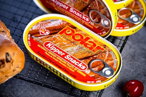 MW Polar Herring, Kipper Snacks, 3.53-Ounce (Pack of 12), 90% Less Sodium, Ready to Eat Canned Fish, Good Source of Vitamin D, Naturally Wood Smoked, No Artificial Flavors or Ingredients