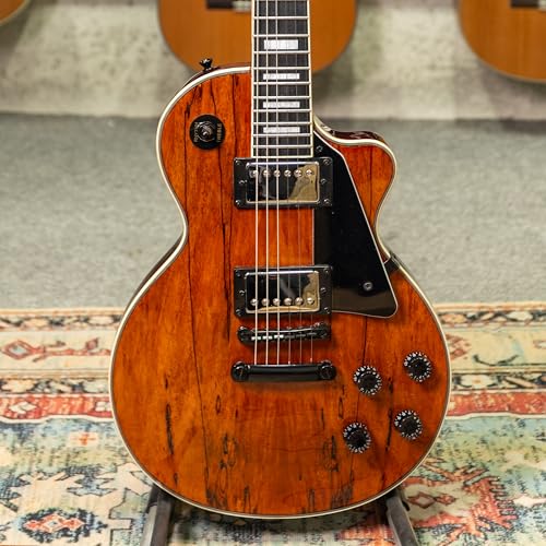 TARIO Electric Guitar cherryburst semi hollowbody quilted maple top Okoume Body Maple Neck with Bag