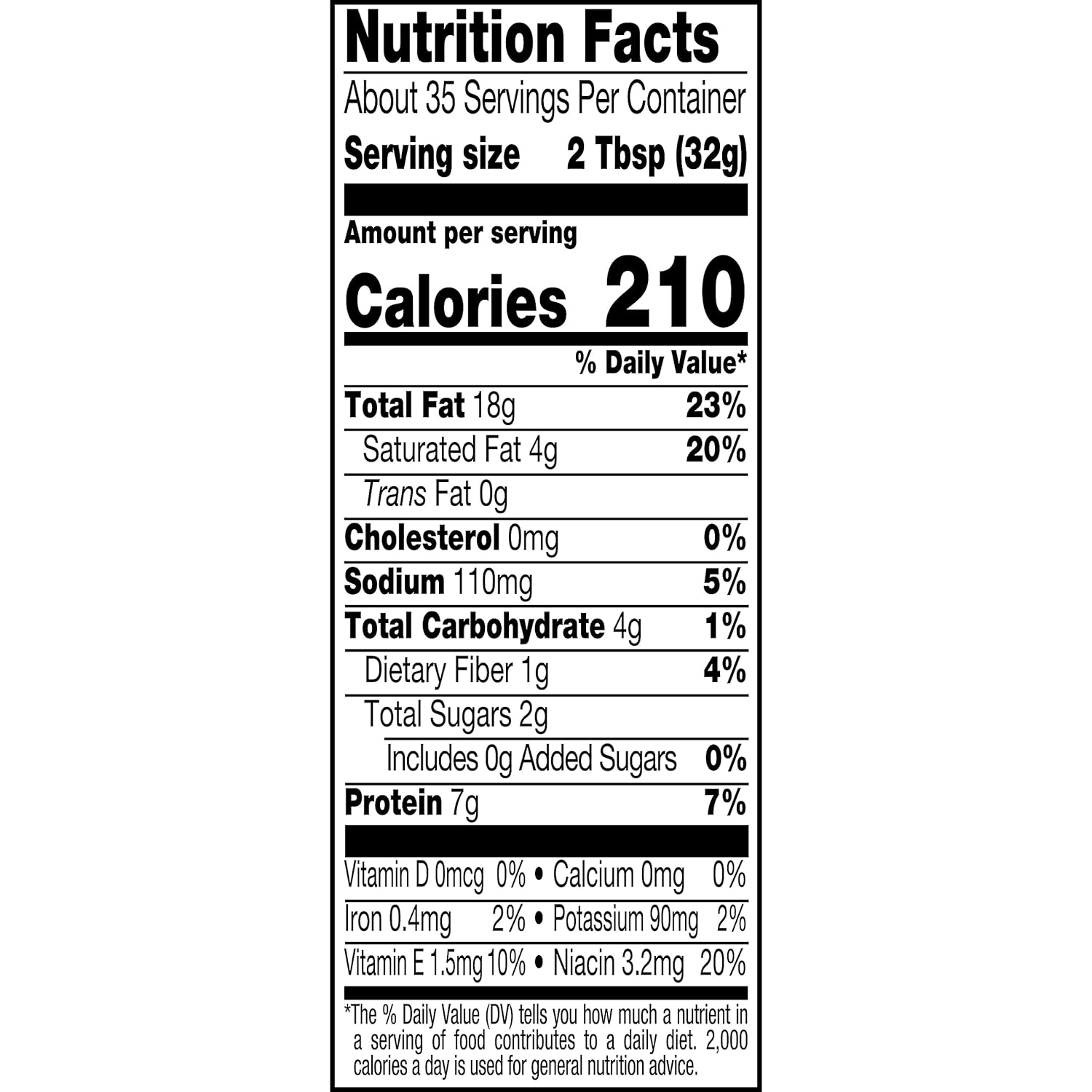 SKIPPY Creamy Peanut Butter Spread, No Sugar Added, 40 oz jar (Pack of 2)