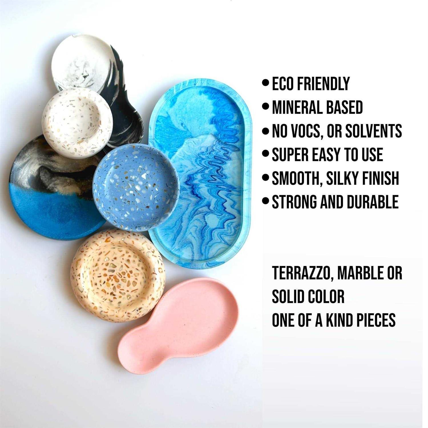 Eco Stone Eco Casting Set Non-Toxic Plaster of Paris Powder Alternative