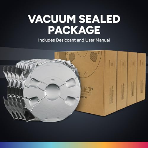 OVERTURE PETG 3D Printer Filament 1.75mm, Neatly Wound Durable PETG 2kg Spool (4.4lbs), Strong Toughness Filament, Dimensional Accuracy +/- 0.02mm, Fit Most FDM Printers (Black (2-Pack))