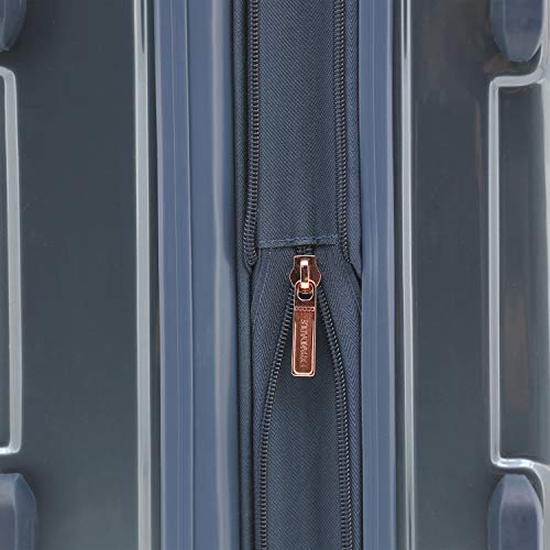 kensie Women's Alma Hardside Spinner Luggage, Expandable, Japanese Carmine Red, Carry-On 20-Inch