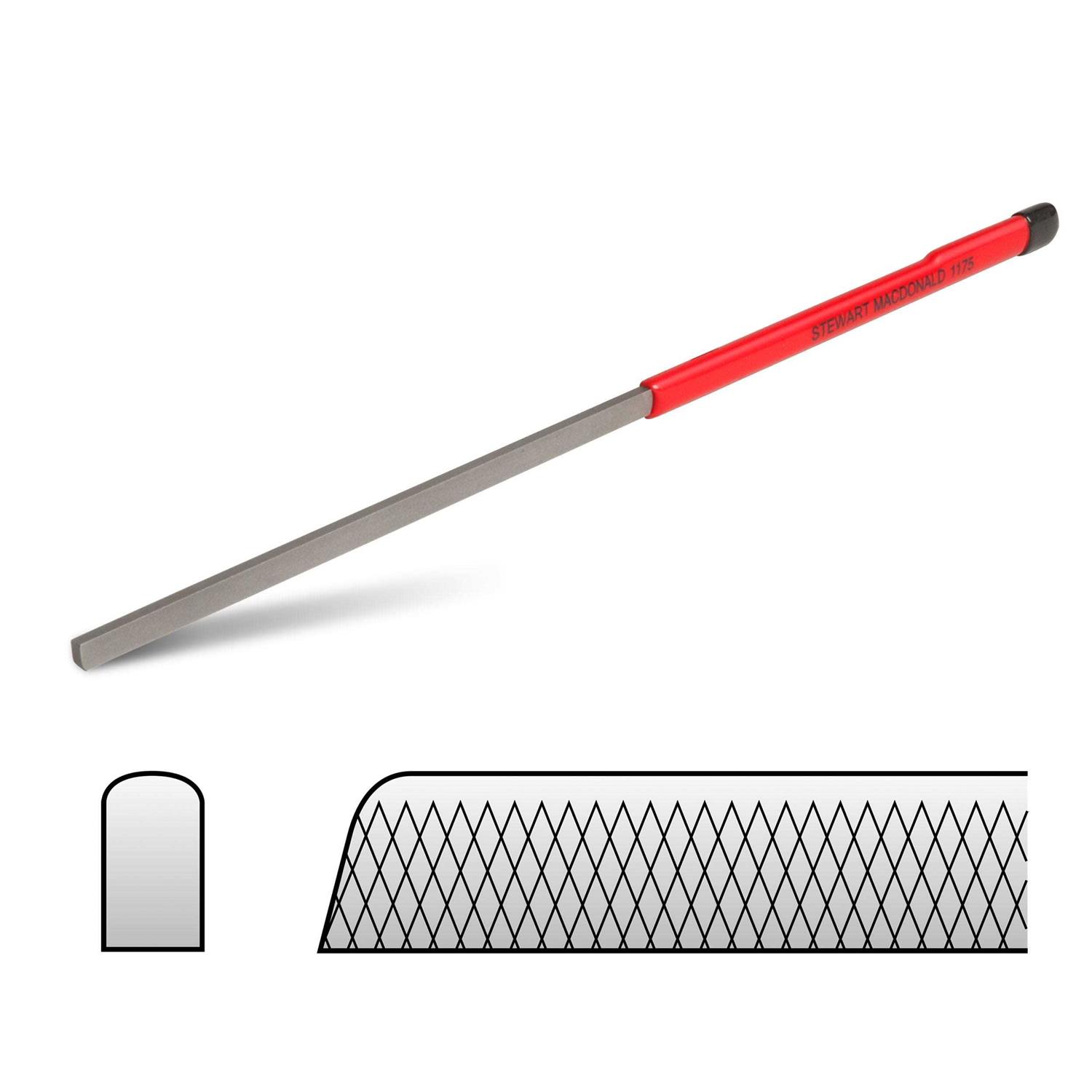 Fret End Dressing File from StewMac. StewMac