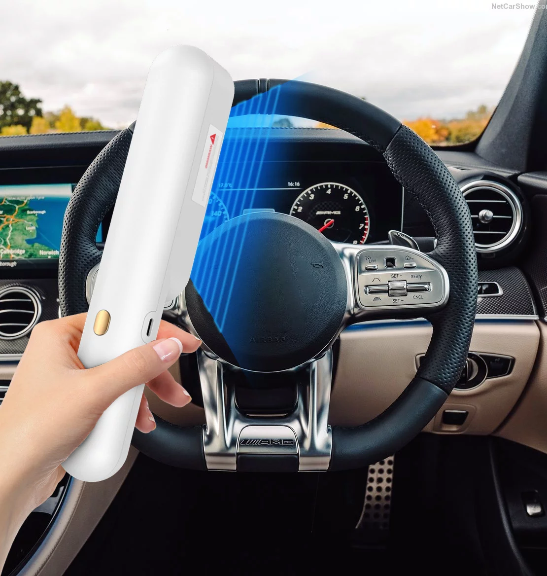 LED UV Light Sanitizer, Portable Disinfection Wand (UV-C) Rechargeable Sterilizer (Kills Germs, Bacteria and Viruses)