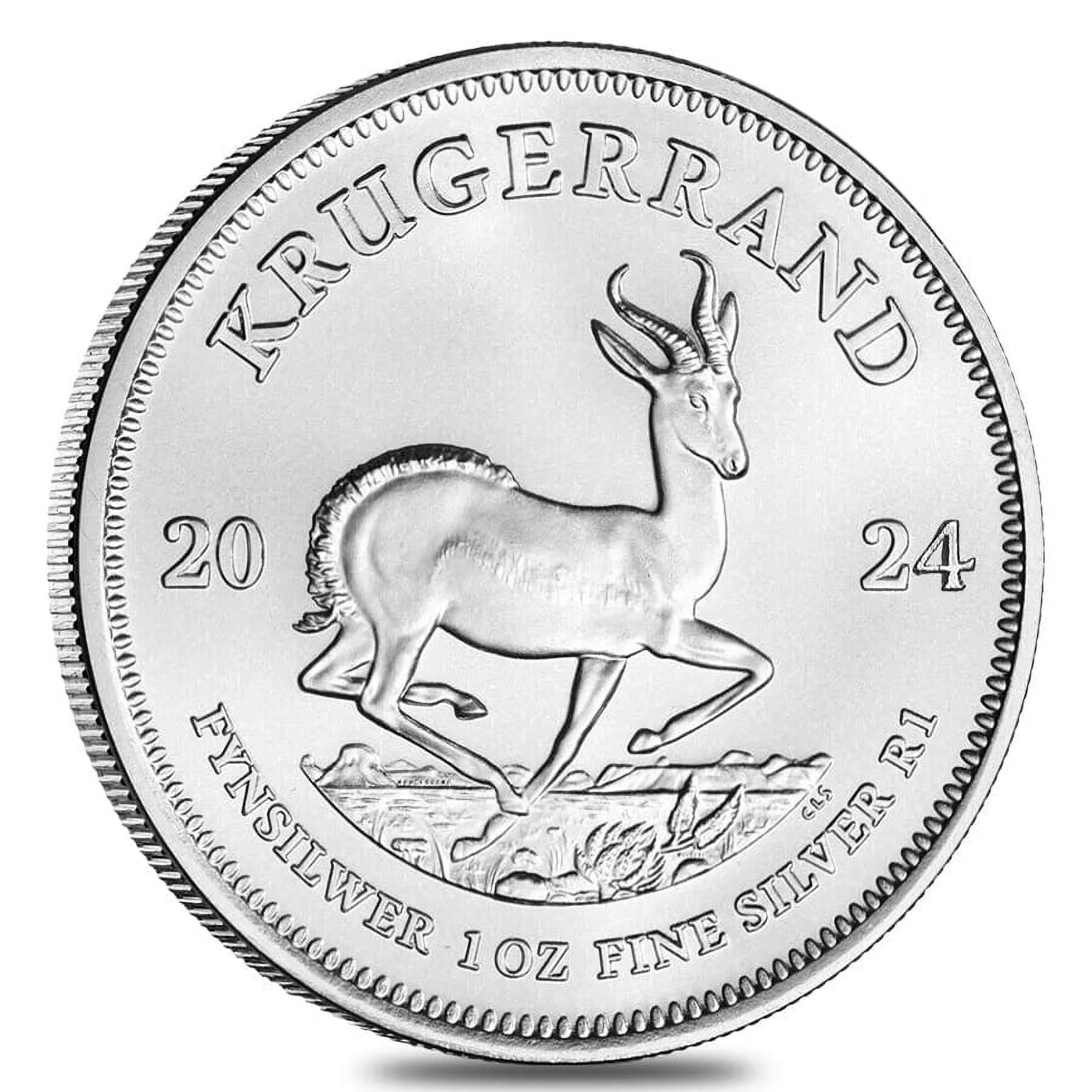Lot of 100 - 2024 South Africa 1 oz Silver Krugerrand BU