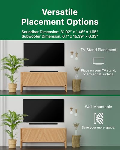 PHILIPS B5309 Soundbar 2.1 with Wireless Subwoofer and Immersive DTS Virtual:X Audio Technology - 240W Max Power, Deep Bass, Bluetooth 5.4, Four EQ Modes, HDMI ARC and USB connectivity - Dark Grey