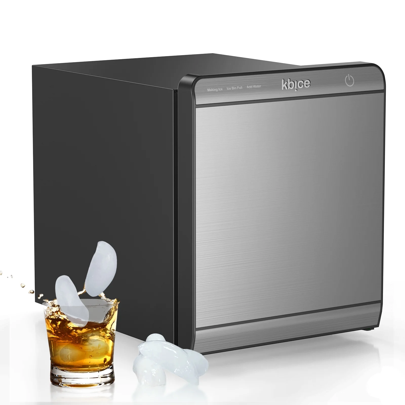 KBICE Crescent Ice Maker - Plumbed-in Water Supply