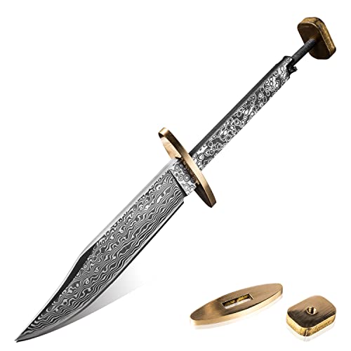 Blank Blade for The Knifemaking | Stainless Steel | Bowie Knife Blank Blade |Outdoor Blank Blade | DIY Knife (VG10_Damascus)