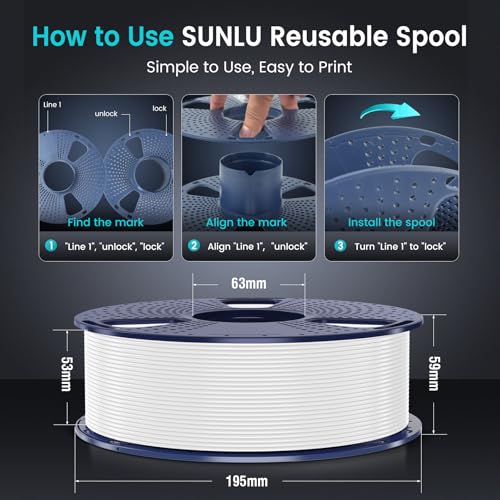 SUNLU Real Wood Fiber PLA Filament, Neatly Wound 1.75mm Dimensional Accuracy +/- 0.03mm, Fit Most FDM 3D Printers, 4kg in Total, 1kg per Spool, 4 Pack,（Wood+Fiber Cherry+Fiber Maple+Fiber Walnut）