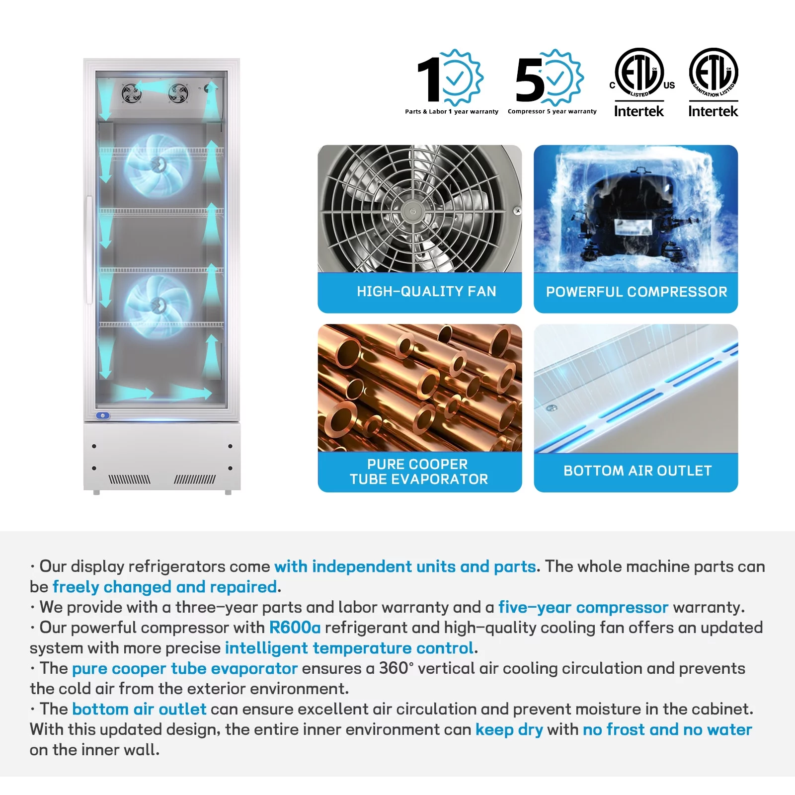 16.5 Cu.Ft Display Fridge