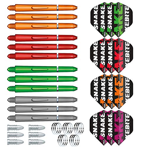 RED DRAGON Peter Wright Snakebite Brass Darts Sets