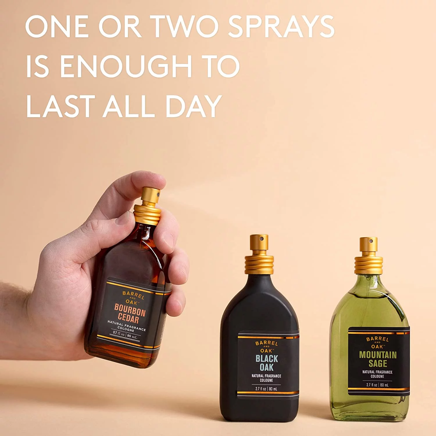 Olivina Men Black Oak Cologne 2.7 fl oz