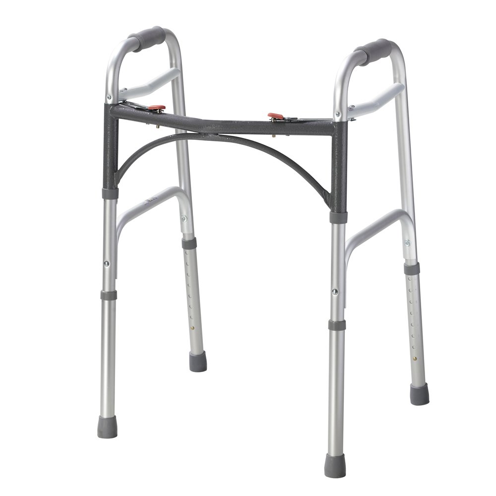 Drive Medical Deluxe Two Button Folding Walker