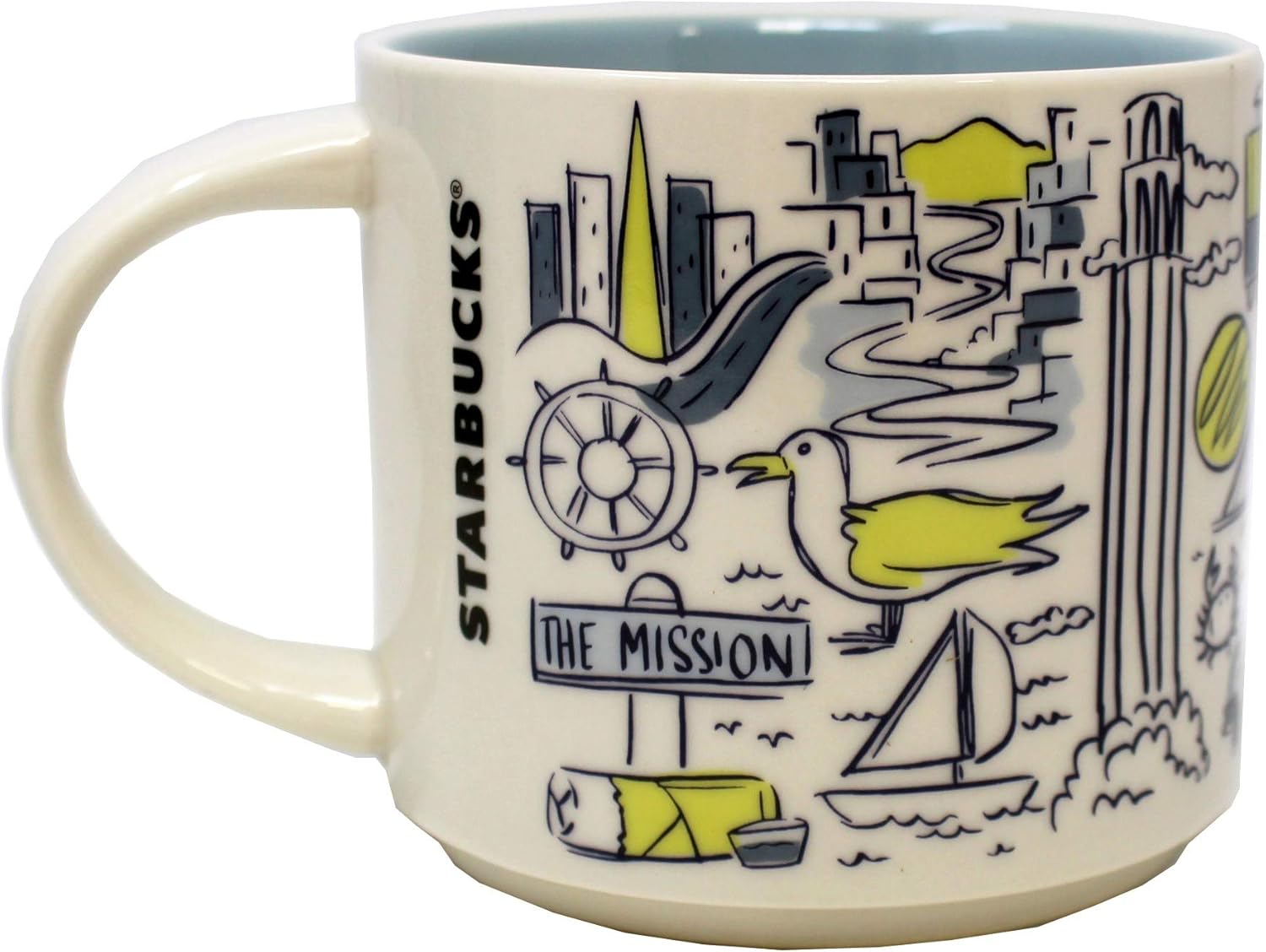 Starbucks Been There Series San Francisco,Ceramic Mug, 14 Oz