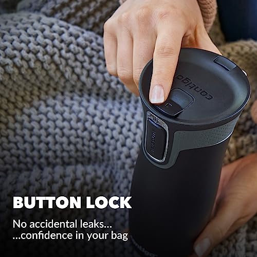 Contigo West Loop Autoseal Travel Mug, Stainless Steel Thermal Mug, Vacuum Flask, Leakproof Tumbler, Coffee Mug with BPA-Free Easy-Clean Lid