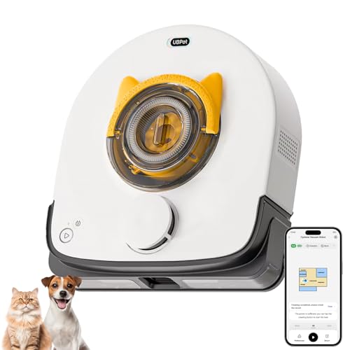 Robot Vacuum Cleaner, 22,000Pa Ultra-Strong Suction - Automatic Robot Vacuum for Pet Hair & Carpets, Tangle-Free Cleaning, Smart Mapping with LiDAR Navigation, App Controlled Vacuum Robot (V10)