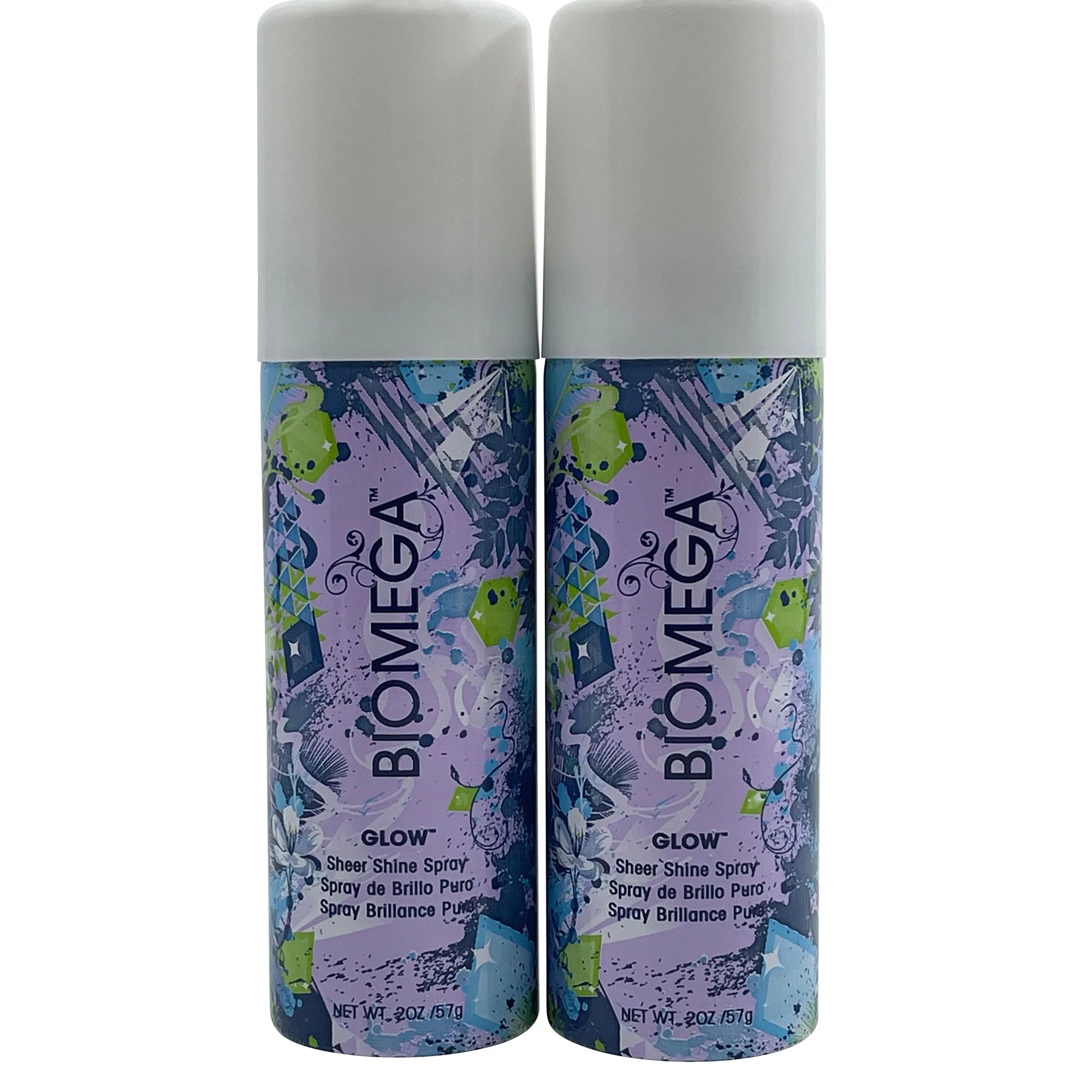Biomega Glow Sheer Shine Spray 2 oz Set of 2