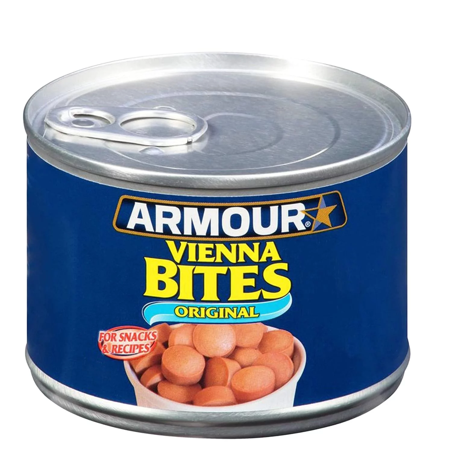 Armour Star Vienna Sausage Bites, Original Flavor, Canned Sausage, 10 OZ (Pack of 12) Ready to Eat Meat for Breakfast Lunch Snacks Meals, Premade Dinner