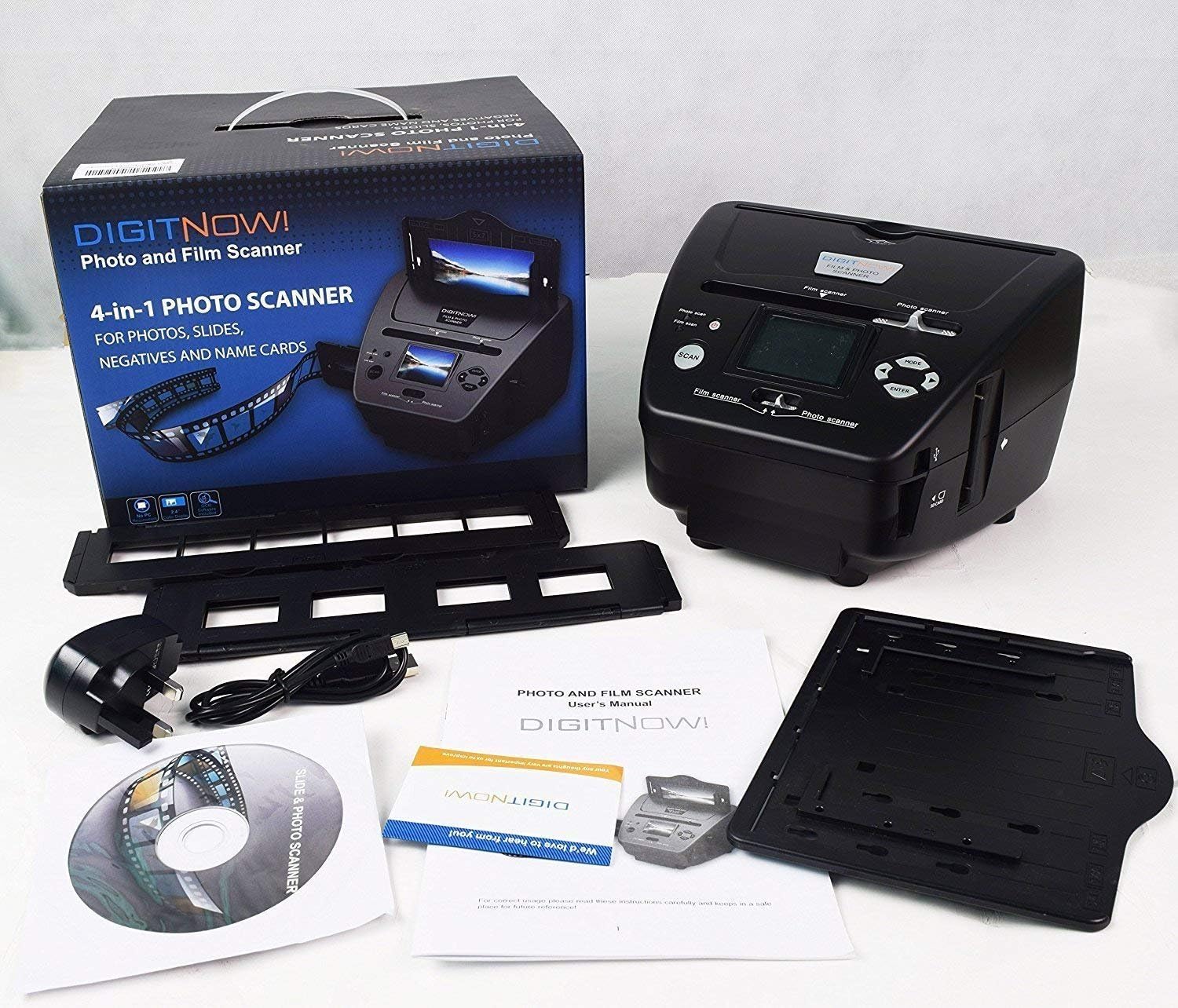 DIGITNOW All-in-One High Resolution 16MP Film Scanner, with 2.4