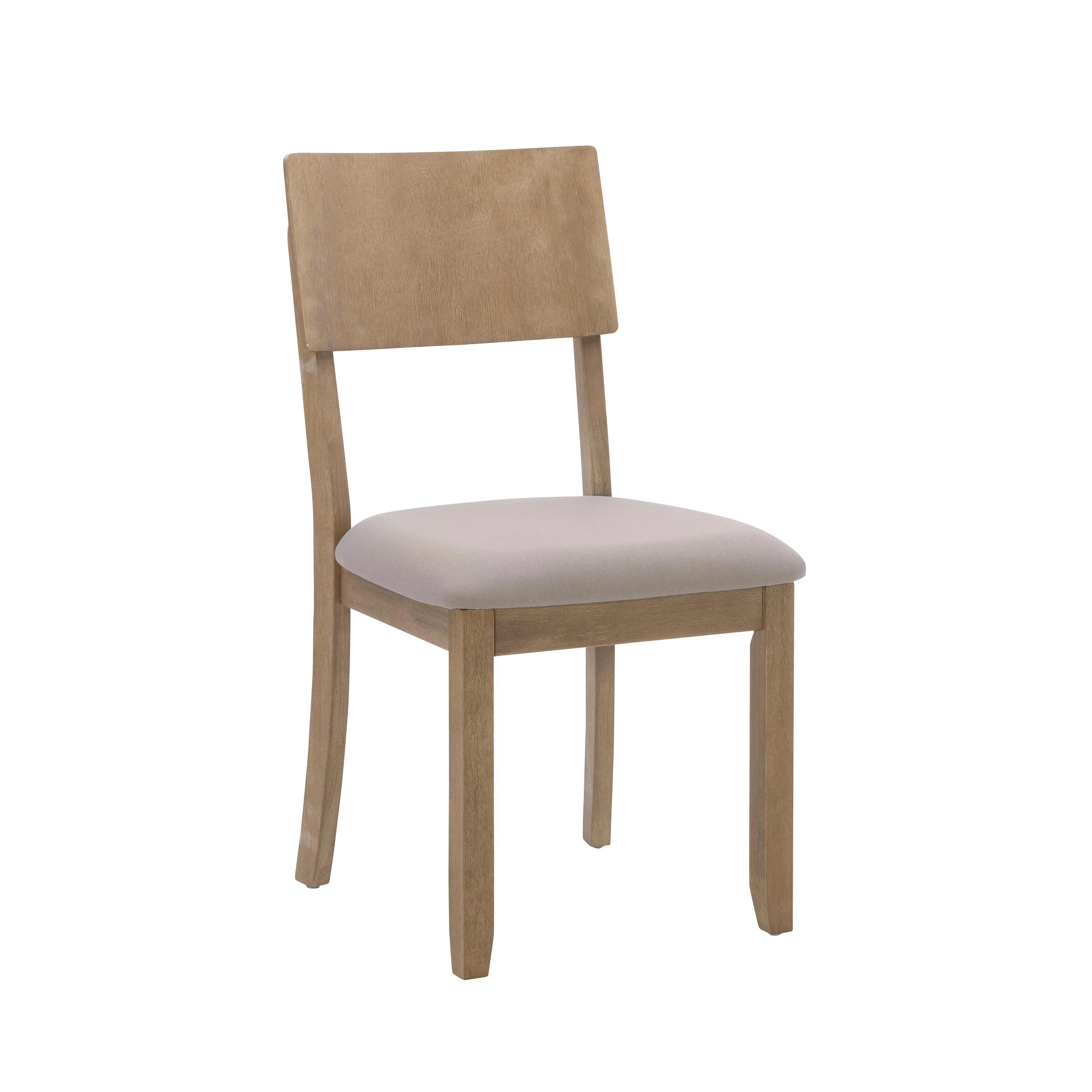 Linon Jamil Upholstered Dining Chair, Set of 2, Gray Wash