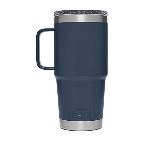 YETI Rambler 20 oz Travel Mug, Stainless Steel, Vacuum Insulated with Stronghold Lid