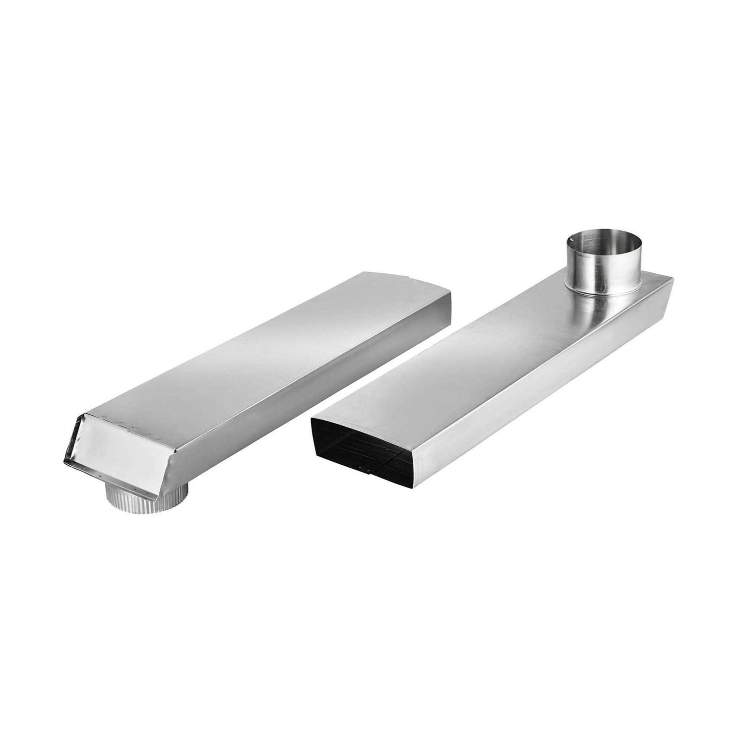 Lambro TiteFit 90 Degree Rectangular Aluminum Dryer Duct