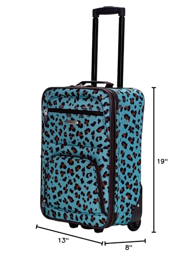 Rockland Fashion Expandable Softside Upright Luggage Set, Charcoal, 2-Piece (14/19)