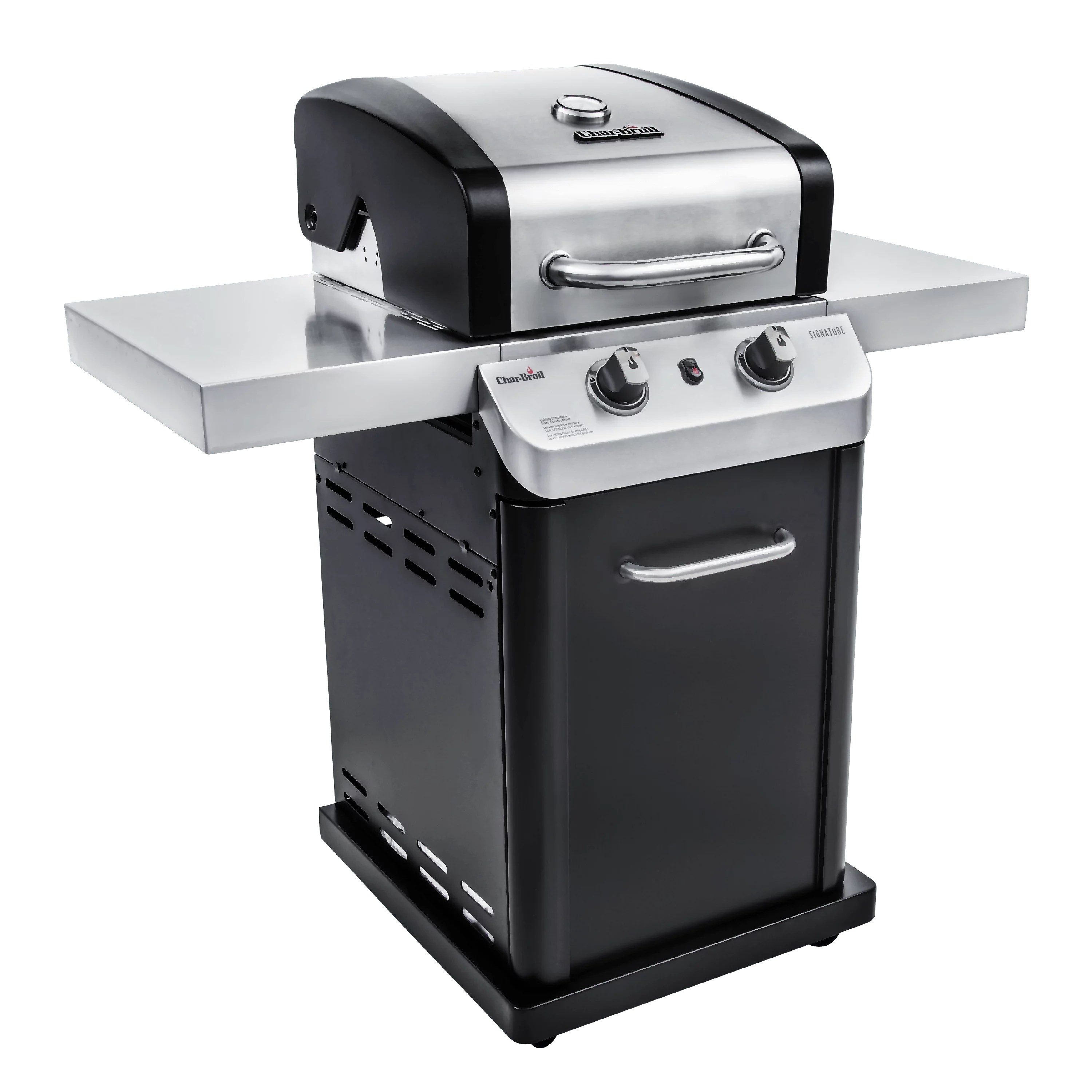 Char-Broil 2 Burner Silver and Black Natural Gas Gas Grill