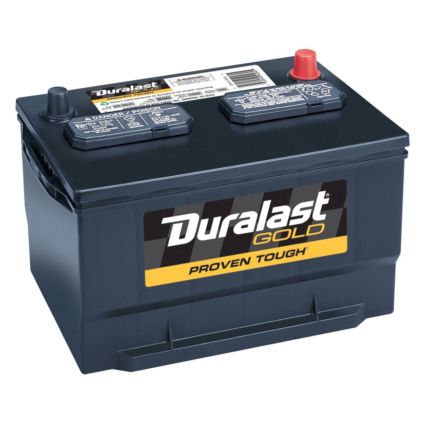 Duralast Gold Battery 65-DLG, Group Size 65, 850 CCA