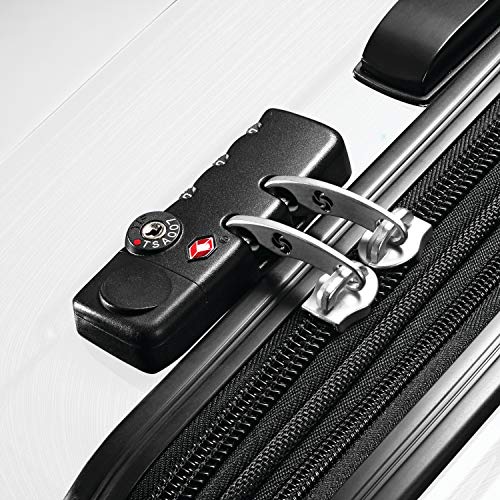 Samsonite Winfield 2 Hardside Expandable Luggage with Spinner Wheels, Brushed Anthracite, Checked-Large 28-Inch