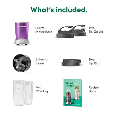 NutriBullet NB9-1301B Pro 13 Pcs Cobalt Blue, 900W Food Blender