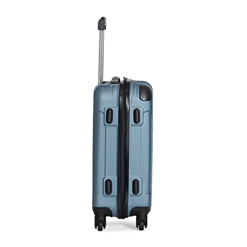 Kenneth Cole REACTION Out of Bounds Lightweight Hardshell 4-Wheel Spinner Luggage, Cobalt Blue, 20-Inch Carry On