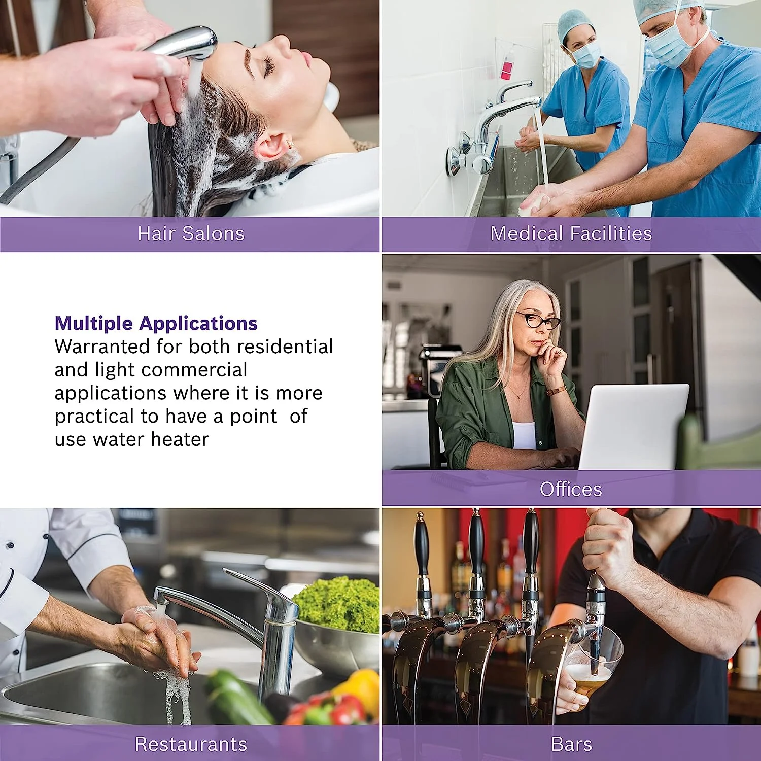 LIHONG Tronic 4000 Electric Tankless Water Heater, 3.5 kW, 13 x 8.5 x 4.5