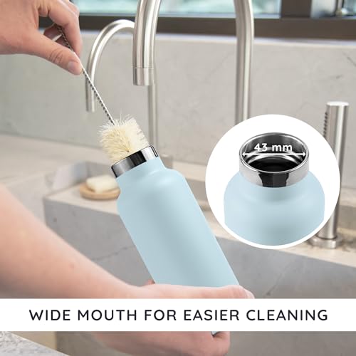 Bambaw 32 oz Water Bottle | Insulated Water Bottles | Water Bottle Stainless Steel | Insulated Travel Water Bottle | Insulated Water Bottle | Stainless Steel Water Bottles | 1 Liter Water Bottles