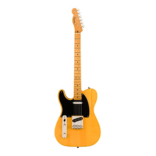 Squier Classic Vibe 70s Thinline Telecaster Electric Guitar, with 2-Year Warranty, Natural, Maple Fingerboard