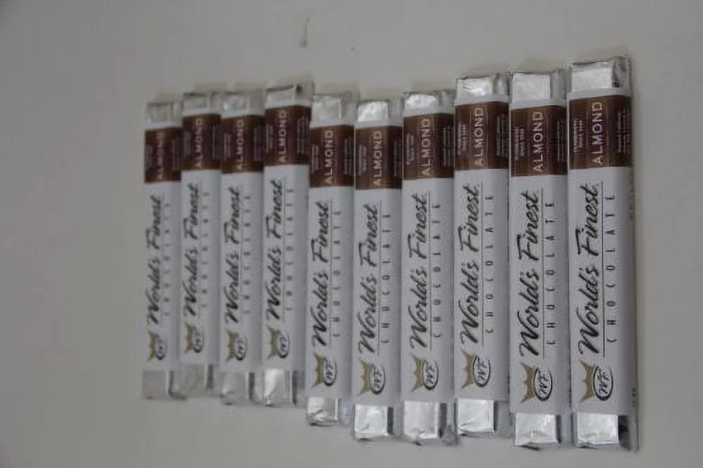 listing- world's finest chocolate -10 pack with 10 milk chocolate almond bars