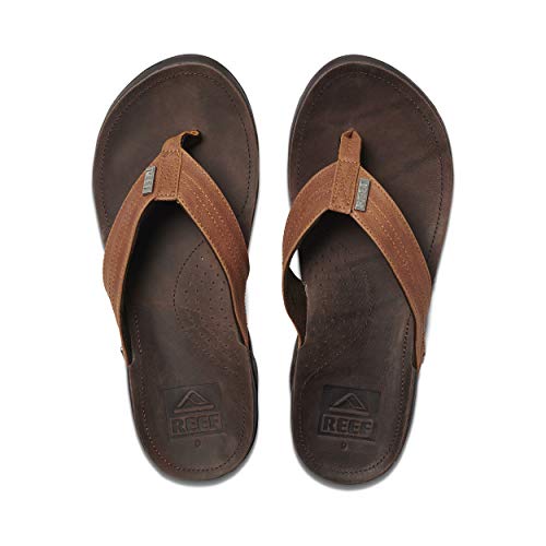 REEF J-Bay III Men's Full Grain Leather Flip Flop