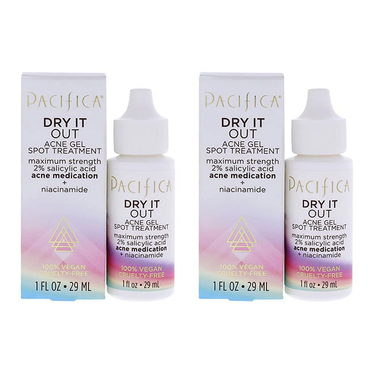 Pacifica Dry It Out Acne Gel Spot Treatment - Pack of 2, 1 oz