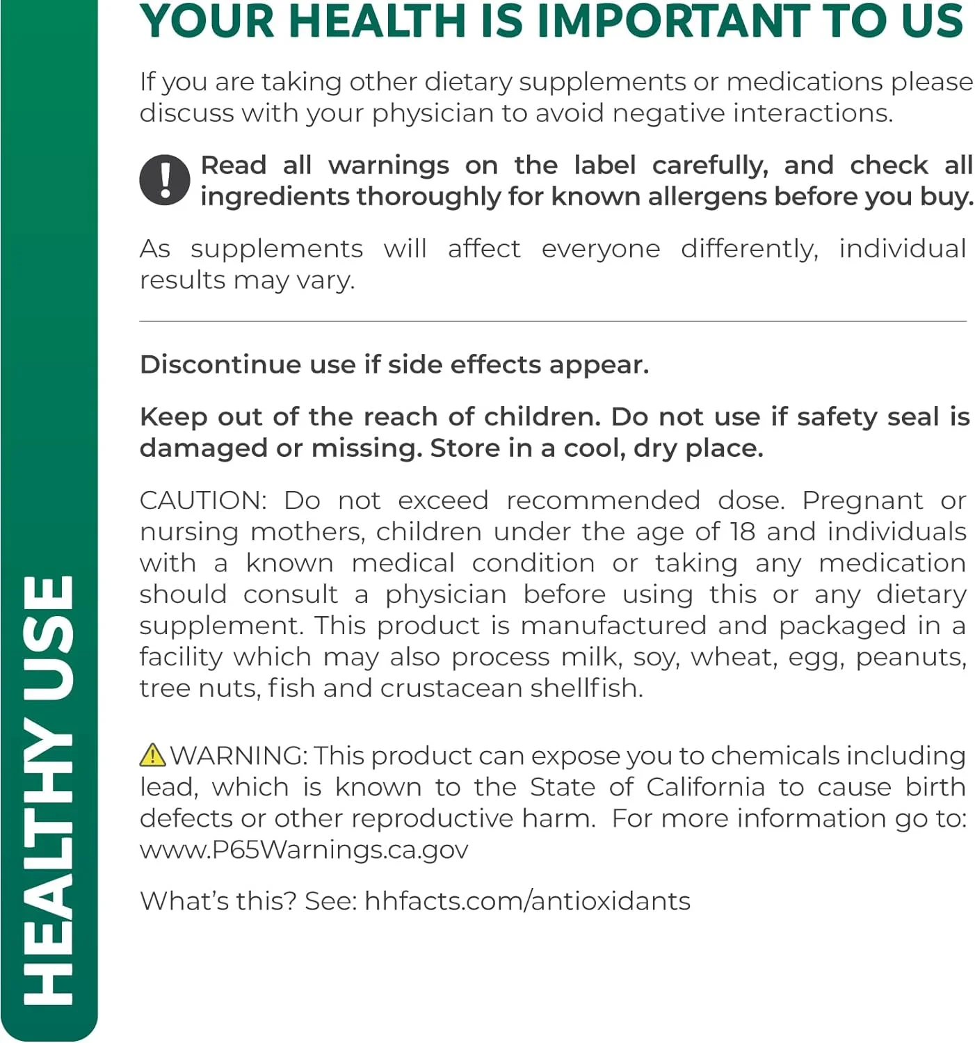 Healths Harmony Super Antioxidant Supplement | Super Food Blend | Acai Berry, Goji Berry, Pomegranate & Trans Resveratrol | 120 Capsules