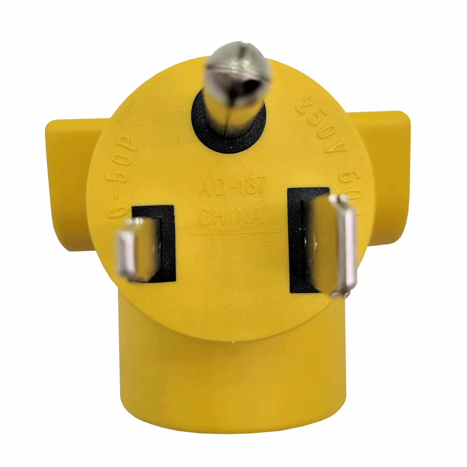 Parkworld 63227 NEMA 6-50P to 10-50R One Piece Compact Welder to Electric Oven or Stove Adapter