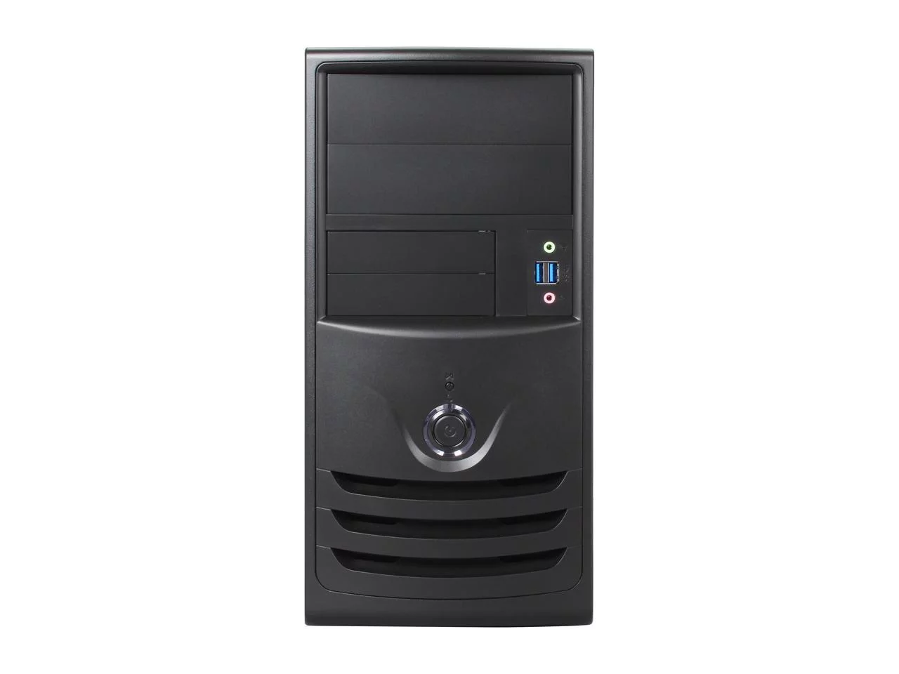 IN WIN Z589T.CH350TB3 Black SECC Micro ATX Mini Tower Computer Case 350W Power Supply