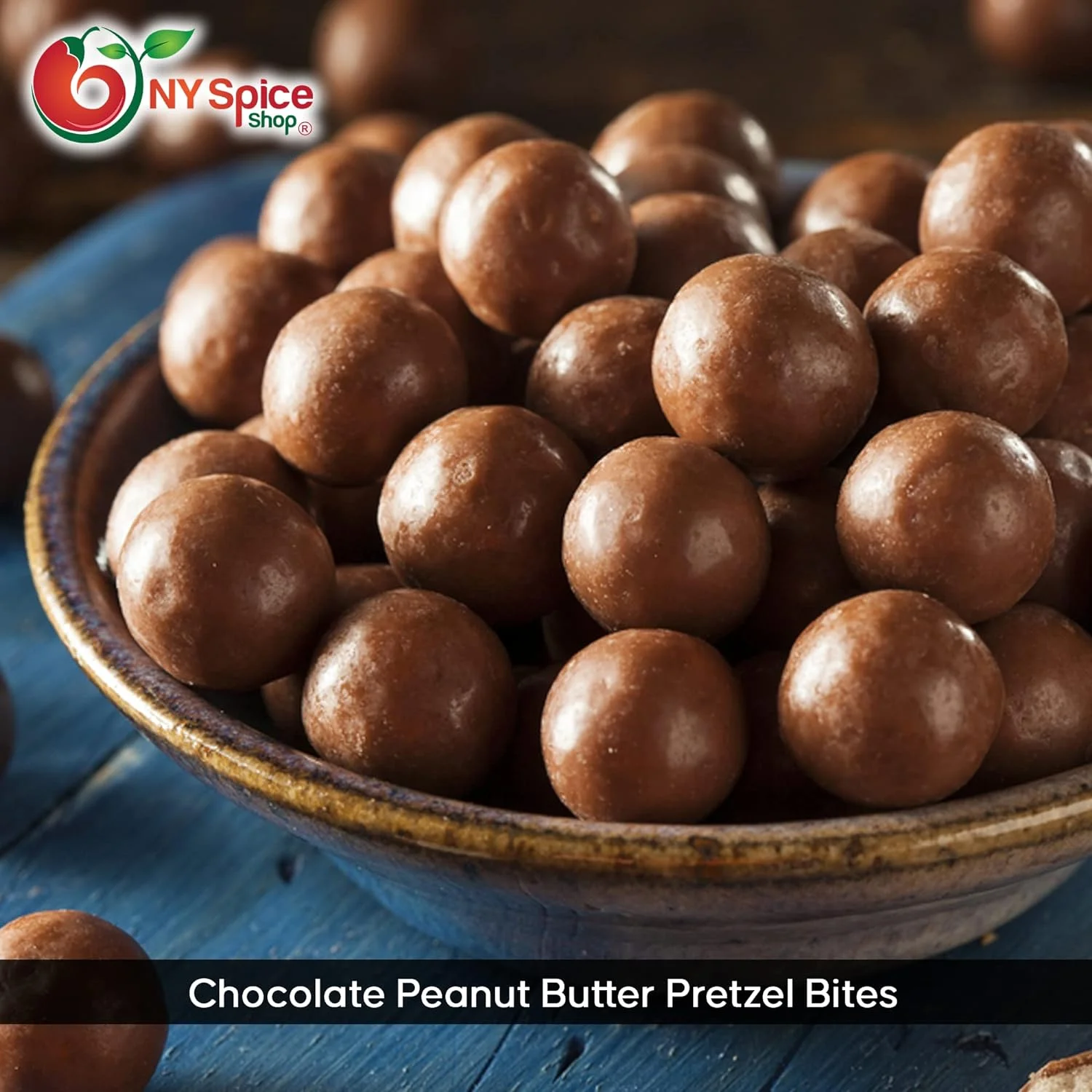 Chocolate Pretzel - Rounds Milk Chocolate - Dark Chocolate Covered Pretzel Bites - Pretzel s - Pretzel Center With Butter Coating - Pretzels, Rounds, Butter – 3 Pound