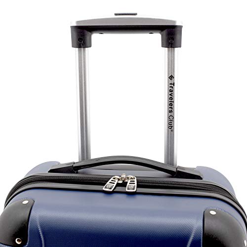 Travelers Club Chicago Hardside Expandable Spinner Luggage, Teal, 20