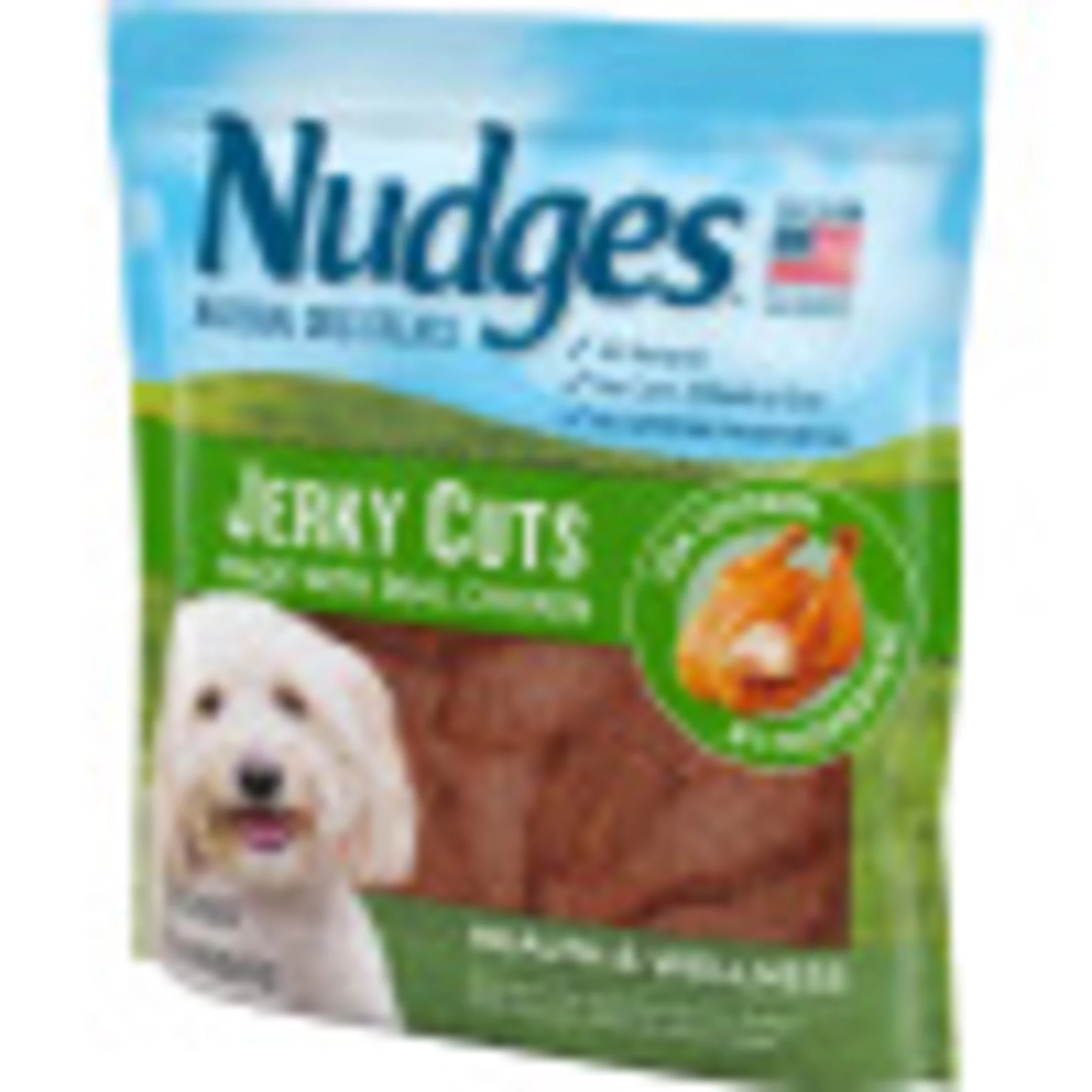 Nudges Health and Wellness Chicken Jerky Dog Treats, 36 Oz