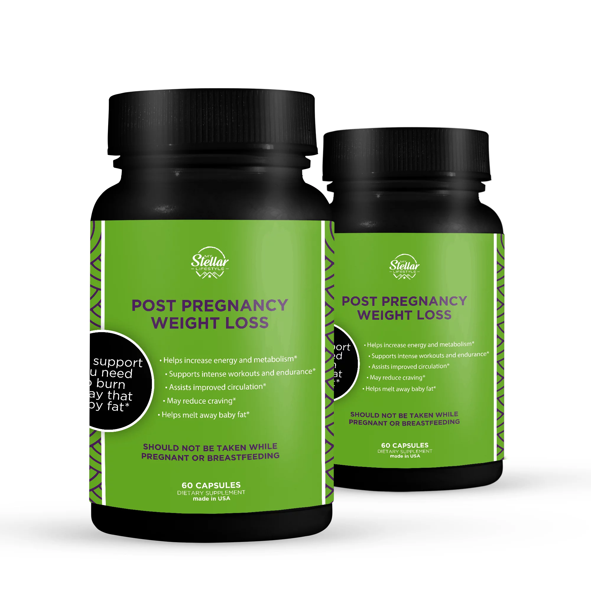 2 Pack Post Pregnancy Helper-60 Capsules x2