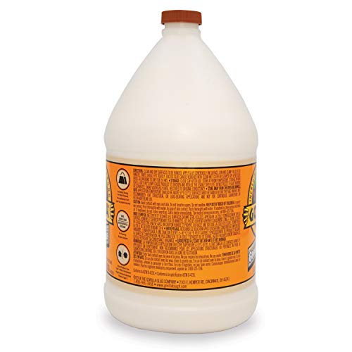 Gorilla Wood Glue, 1 Gallon Bottle, Natural Wood Color, (Pack of 1)