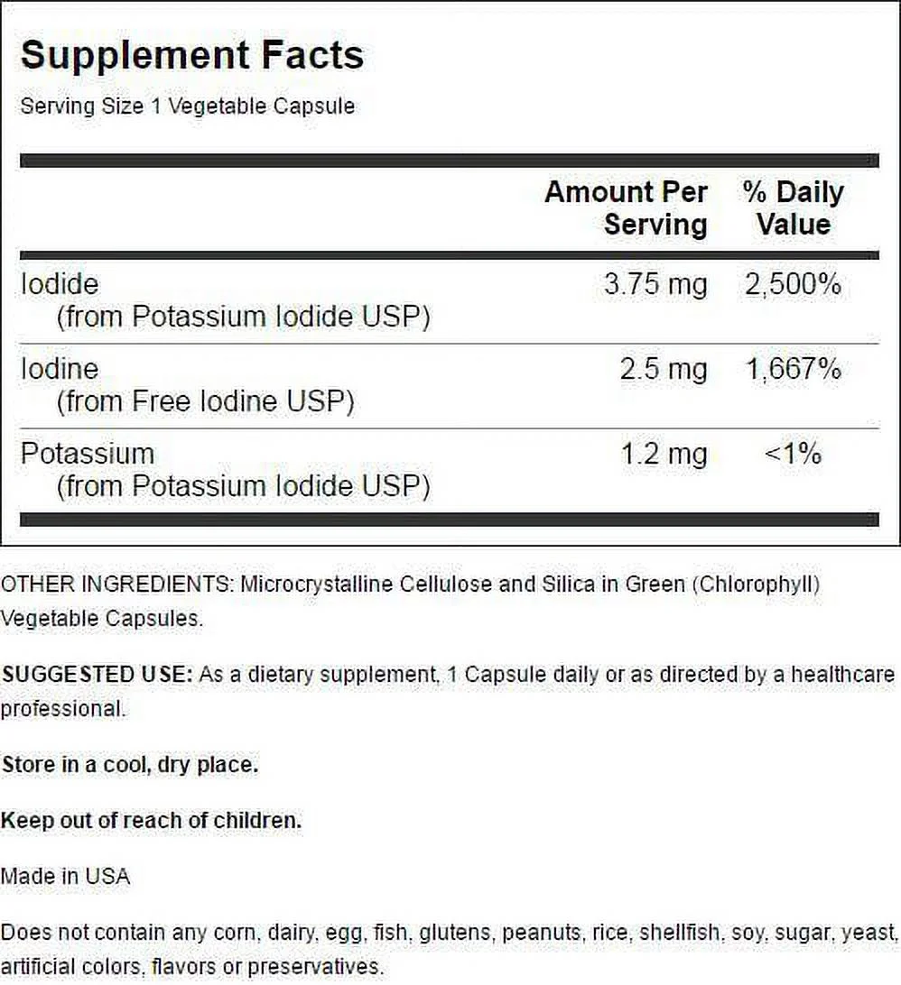 RLC Labs i-Throid 6.25 mg 90 Veg Caps